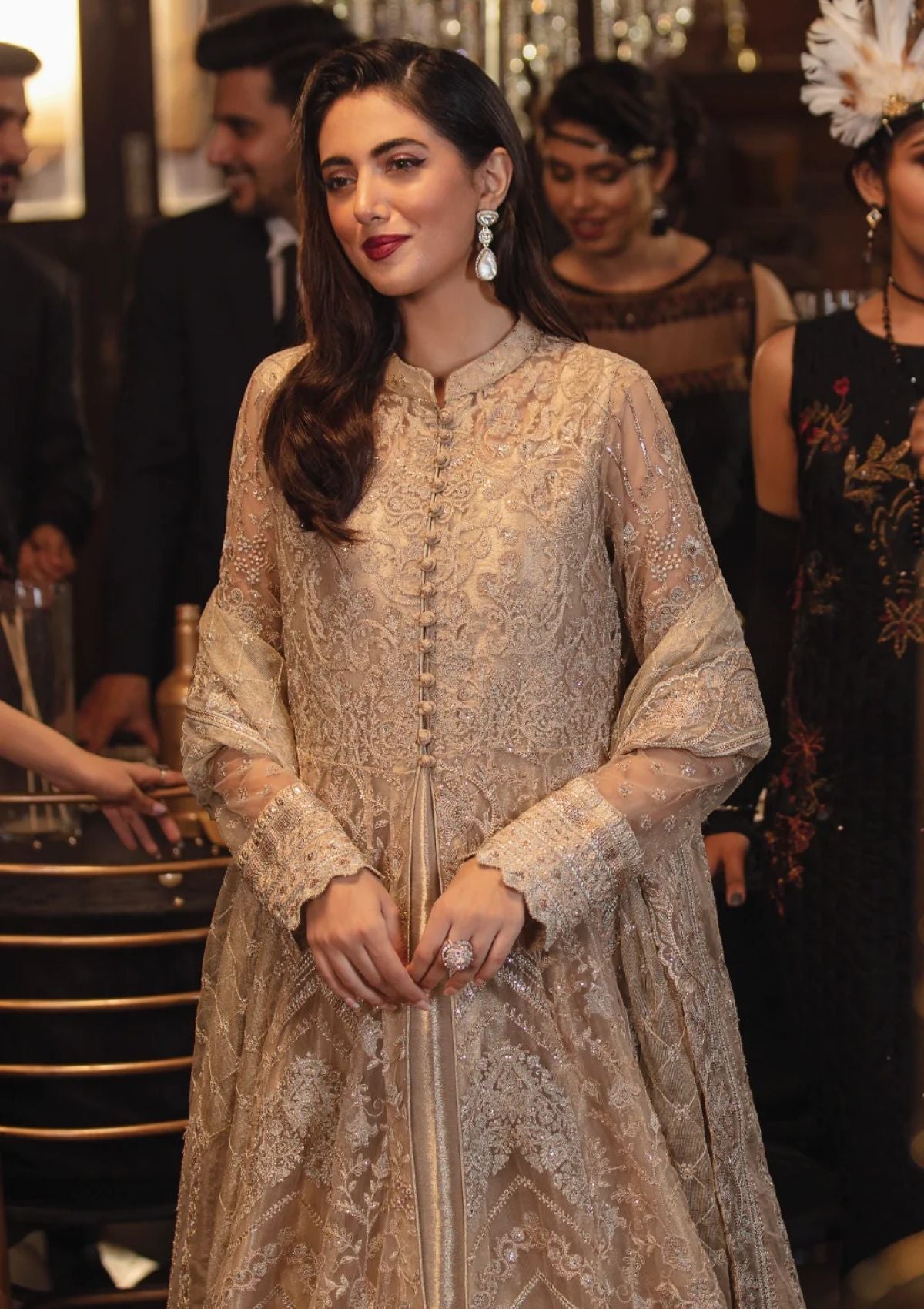 Formal Dress - Iznik - La Royale - Coronation - IRC#10 available at Saleem Fabrics Traditions