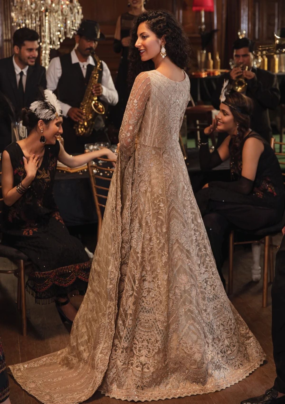 Formal Dress - Iznik - La Royale - Coronation - IRC#10 available at Saleem Fabrics Traditions