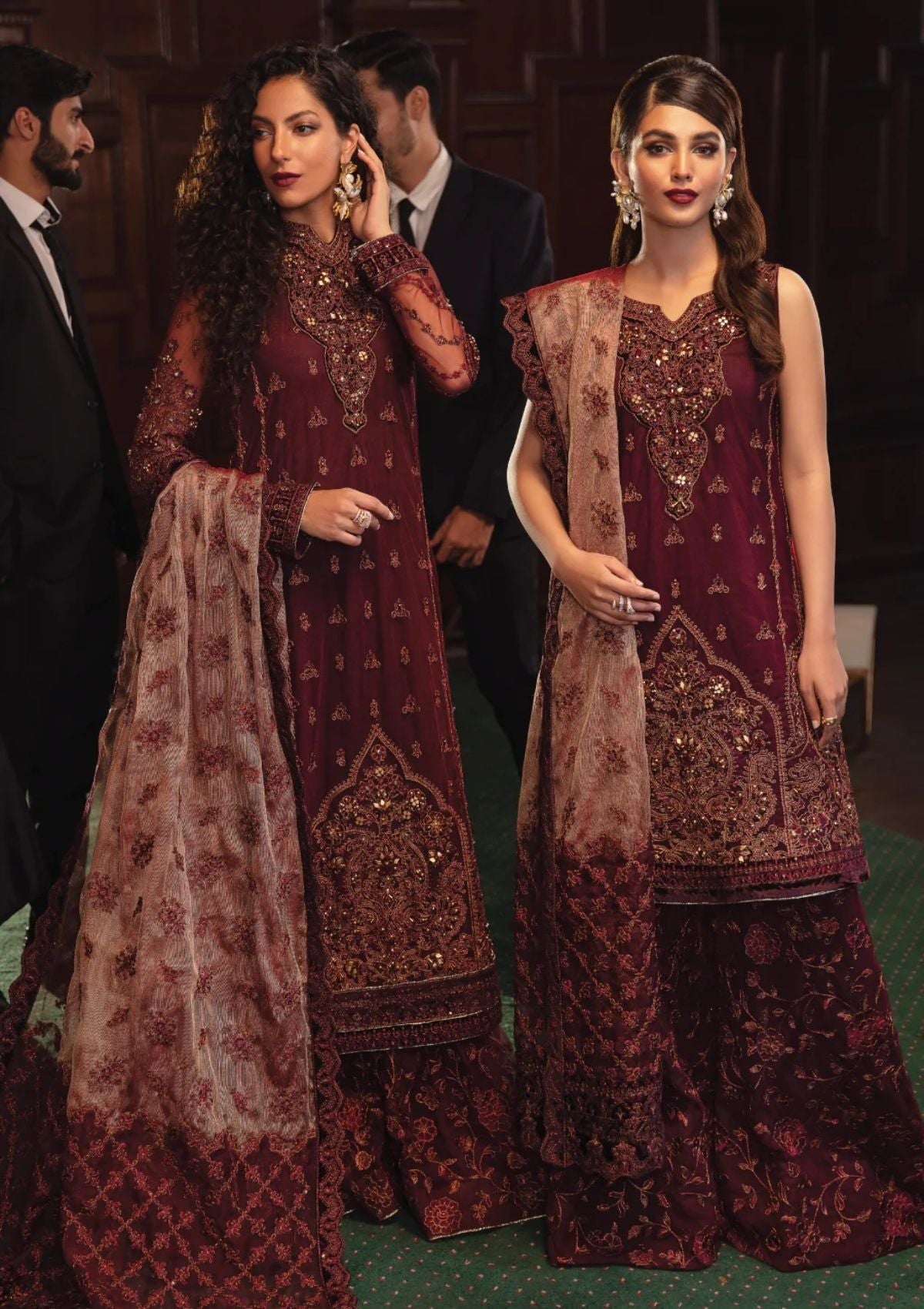 Formal Dress - Iznik - La Royale - Enchanto - IRC#7 available at Saleem Fabrics Traditions