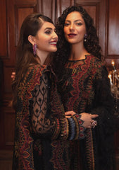 Formal Dress - Iznik - La Royale - Fonce Night - IRC#3 available at Saleem Fabrics Traditions