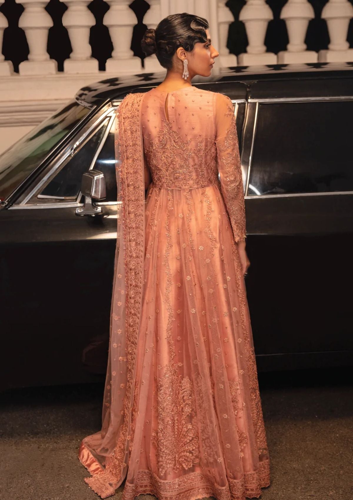 Formal Dress - Iznik - La Royale - Mellifluous - IRC#6 available at Saleem Fabrics Traditions