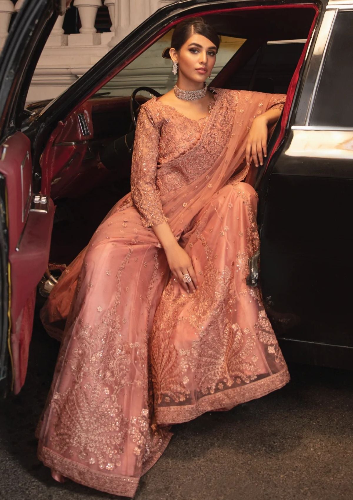 Formal Dress - Iznik - La Royale - Mellifluous - IRC#6 available at Saleem Fabrics Traditions