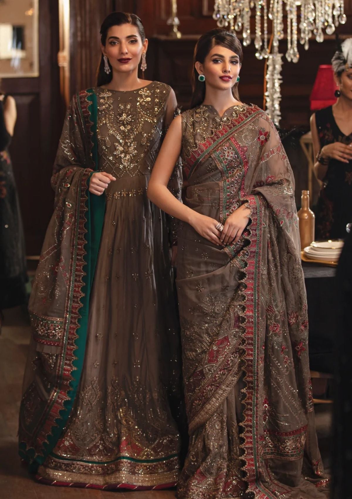 Formal Dress - Iznik - La Royale - Sabaism - IRC#5 available at Saleem Fabrics Traditions