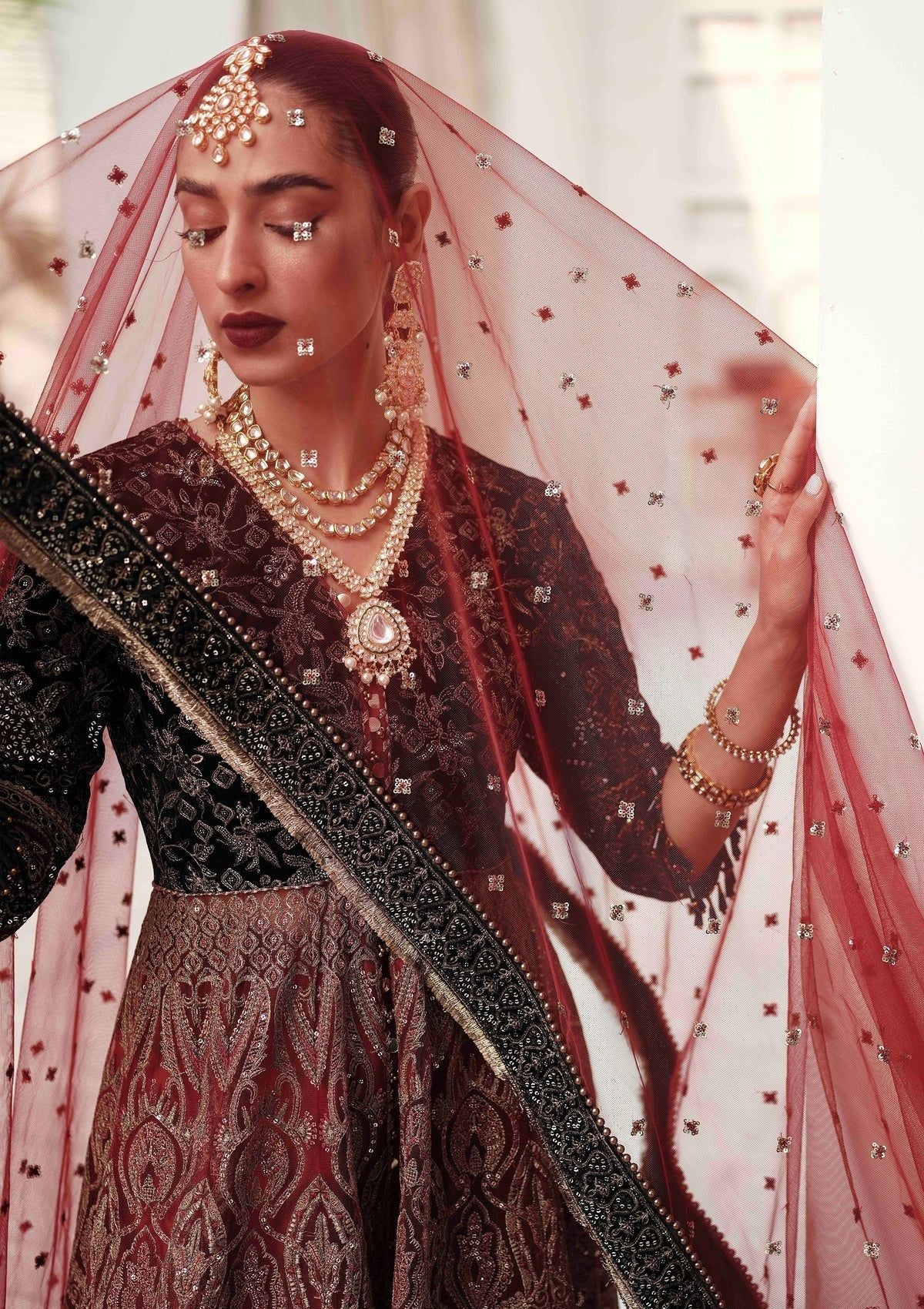 Formal Dress - Jazmin - Splendour - Festive - D#01 (Ruzena) available at Saleem Fabrics Traditions