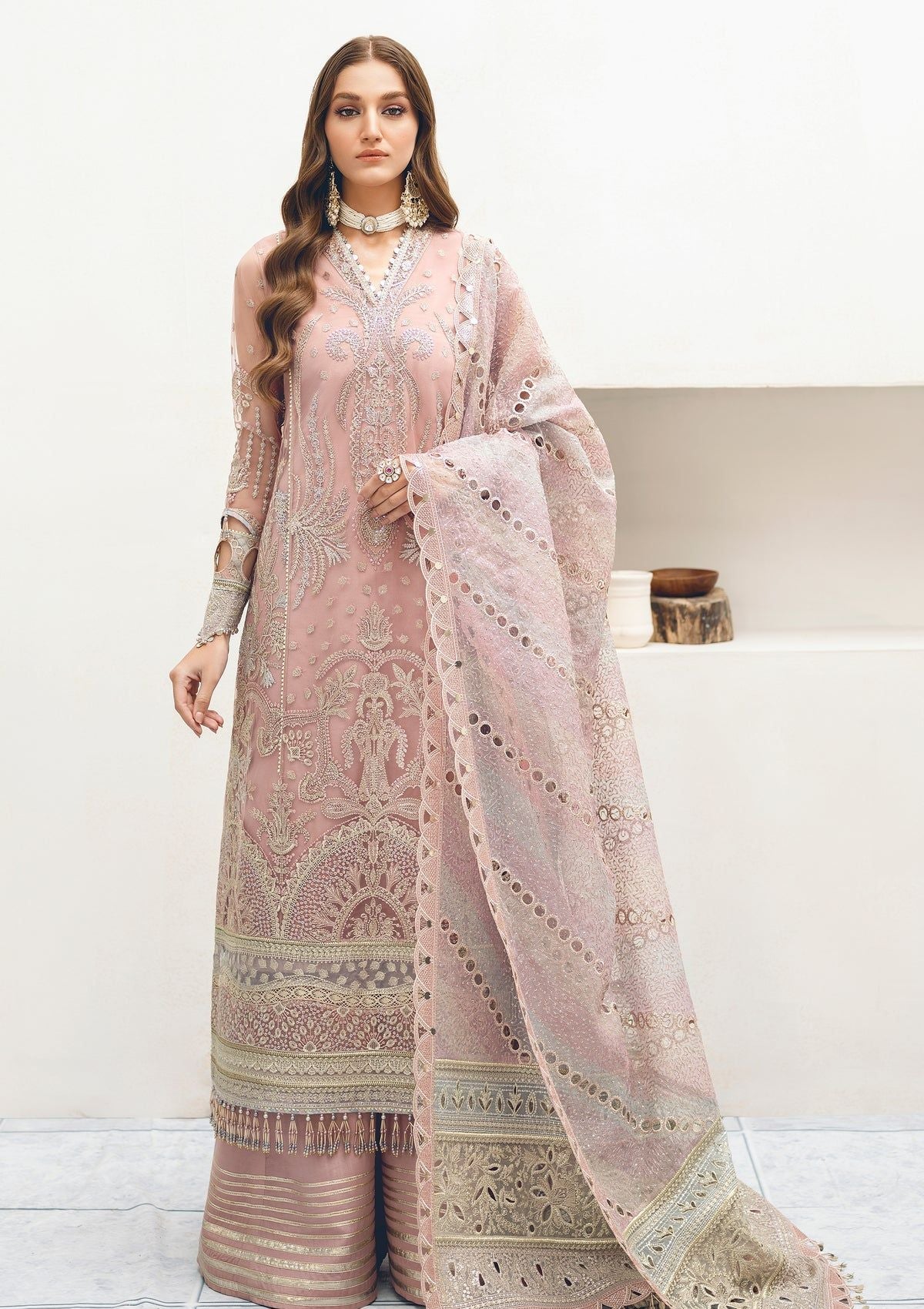 Formal Dress - Jazmin - Splendour - Festive - D#02 (Alvis) available at Saleem Fabrics Traditions