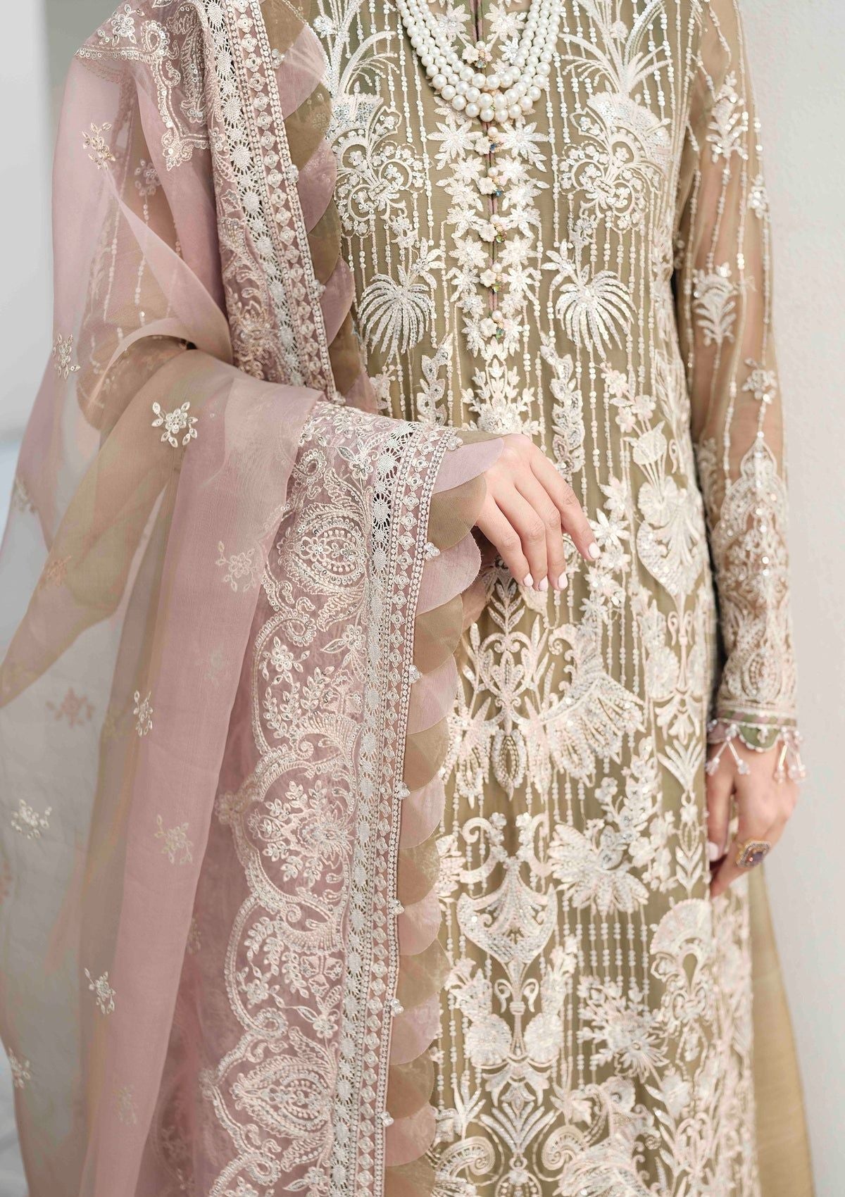 Formal Dress - Jazmin - Splendour - Festive - D#08 (Enver) available at Saleem Fabrics Traditions