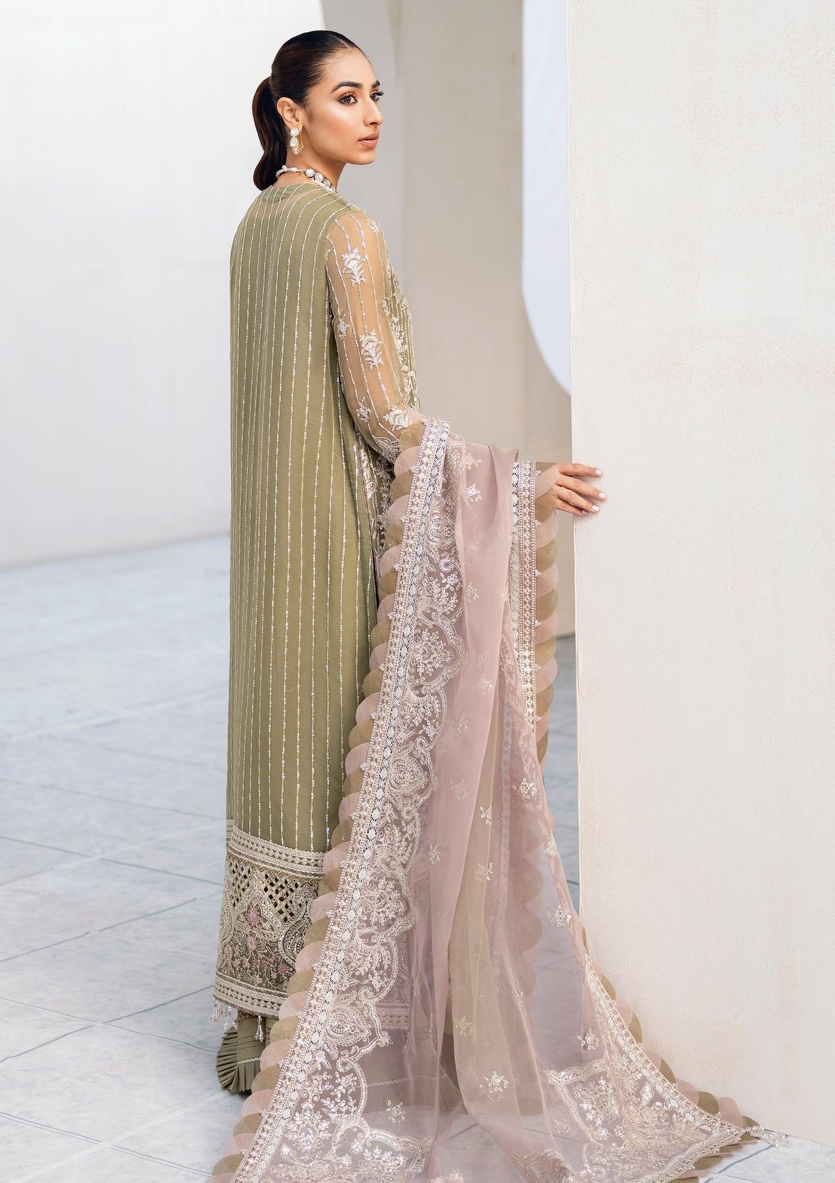 Formal Dress - Jazmin - Splendour - Festive - D#08 (Enver) available at Saleem Fabrics Traditions