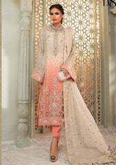 Formal Dress - Maria B - Chiffon - MBC#8 available at Saleem Fabrics Traditions