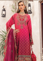 Formal Dress - Maria B - Sateen - MBS#7 available at Saleem Fabrics Traditions