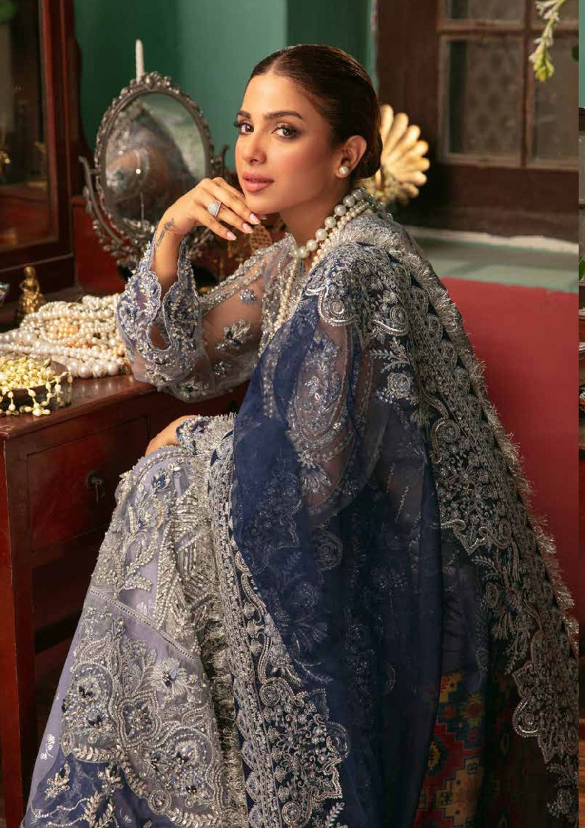 Formal Dress - Maryam Hussain - Gulab - Wedding - Chandni available at Saleem Fabrics Traditions