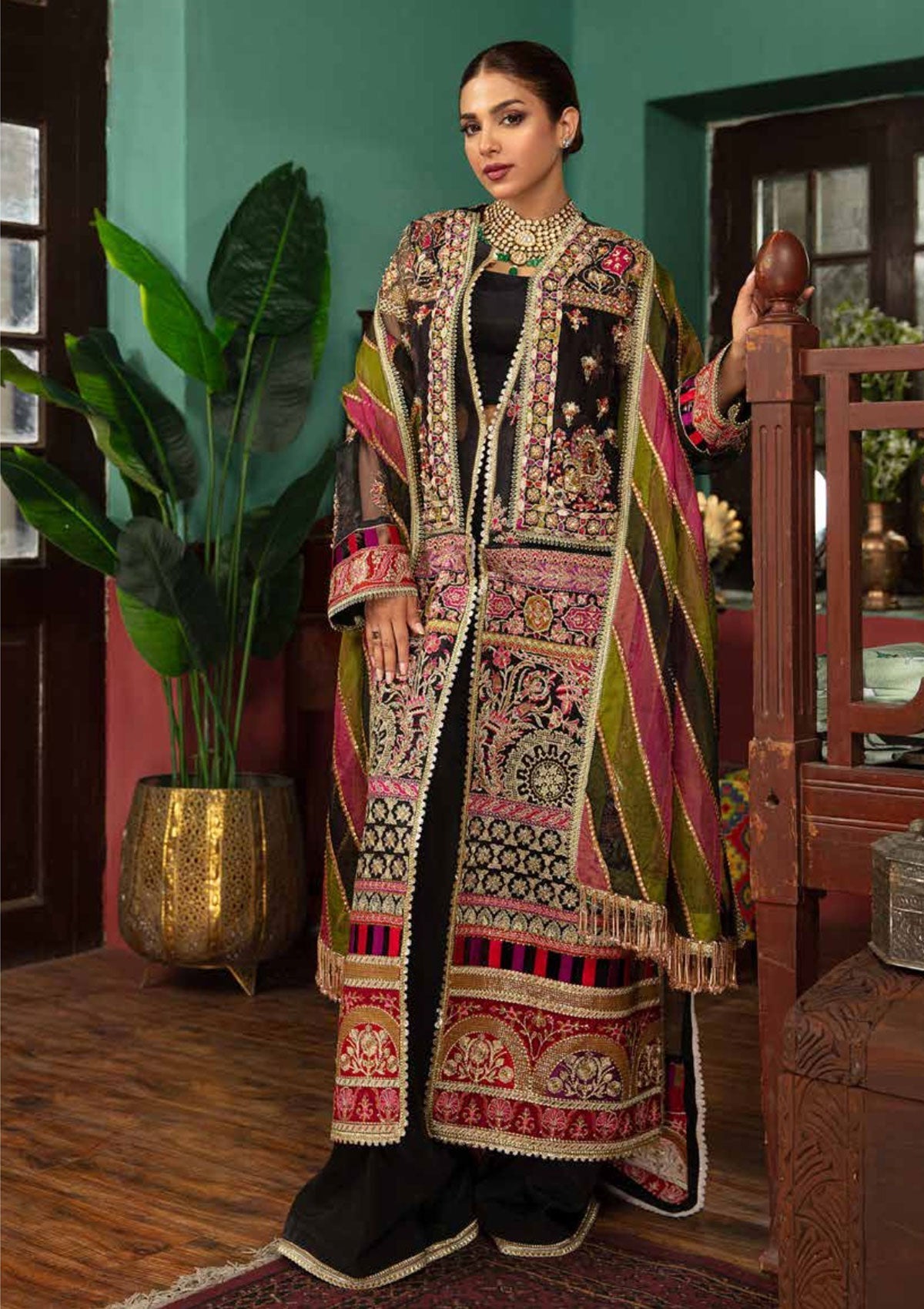 Formal Dress - Maryam Hussain - Gulab - Wedding - Meeras available at Saleem Fabrics Traditions