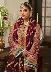 Formal Dress - Maryam Hussain - Gulab - Wedding - Zeenia available at Saleem Fabrics Traditions