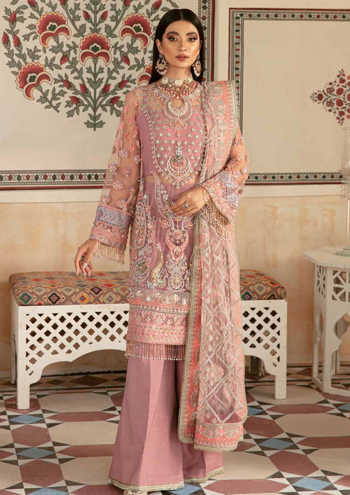 Formal Dress - Maryam Hussain - Marwa - Festive - DASTOOR available at Saleem Fabrics Traditions