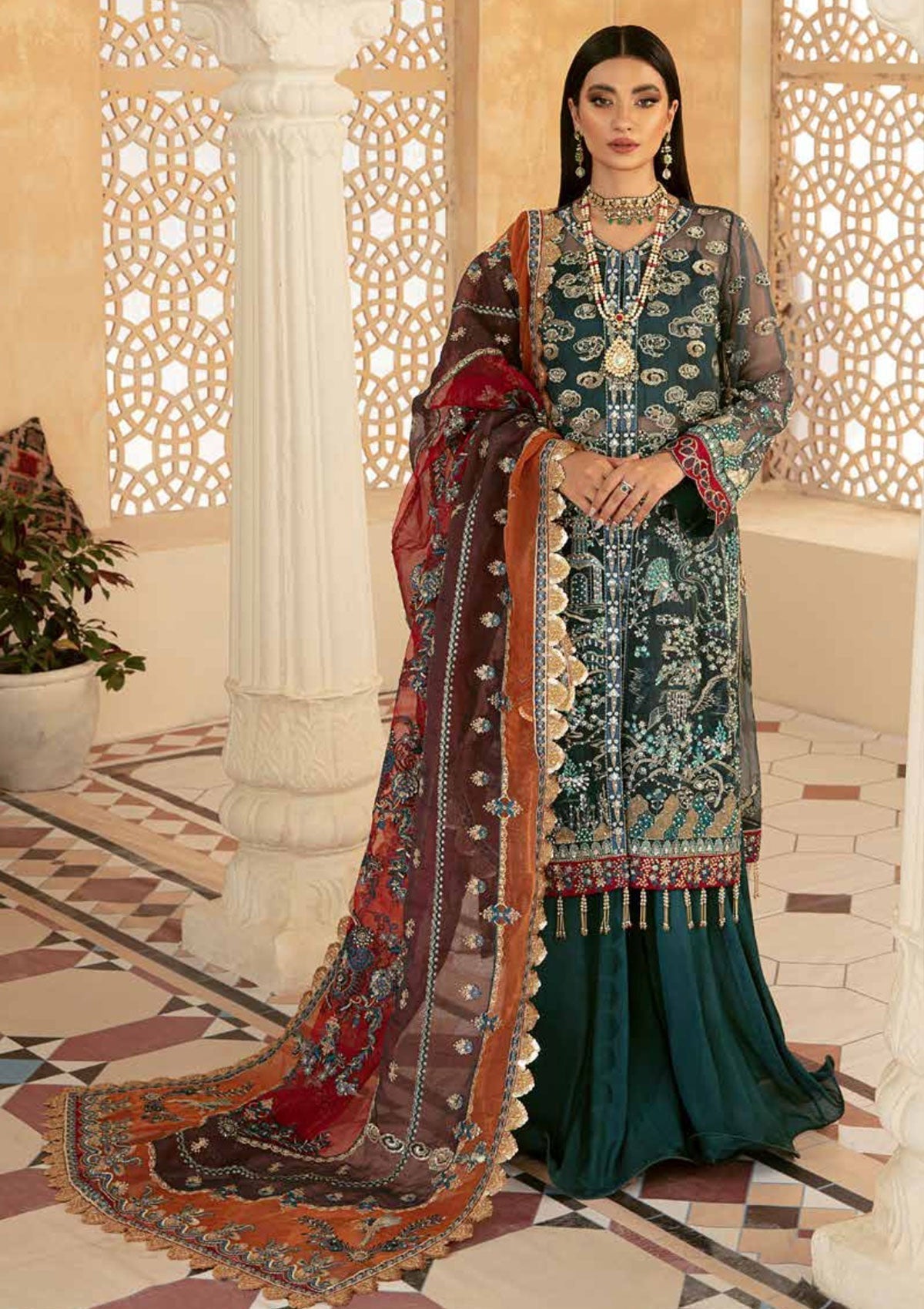 Formal Dress - Maryam Hussain - Marwa - Festive - GEET available at Saleem Fabrics Traditions