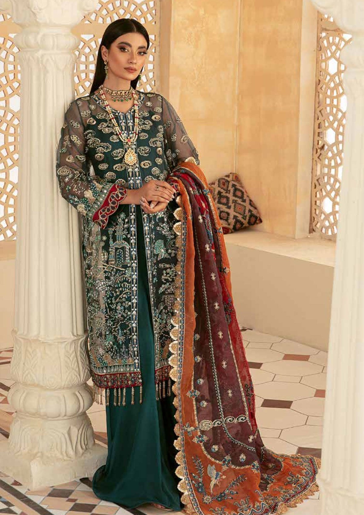 Formal Dress - Maryam Hussain - Marwa - Festive - GEET available at Saleem Fabrics Traditions