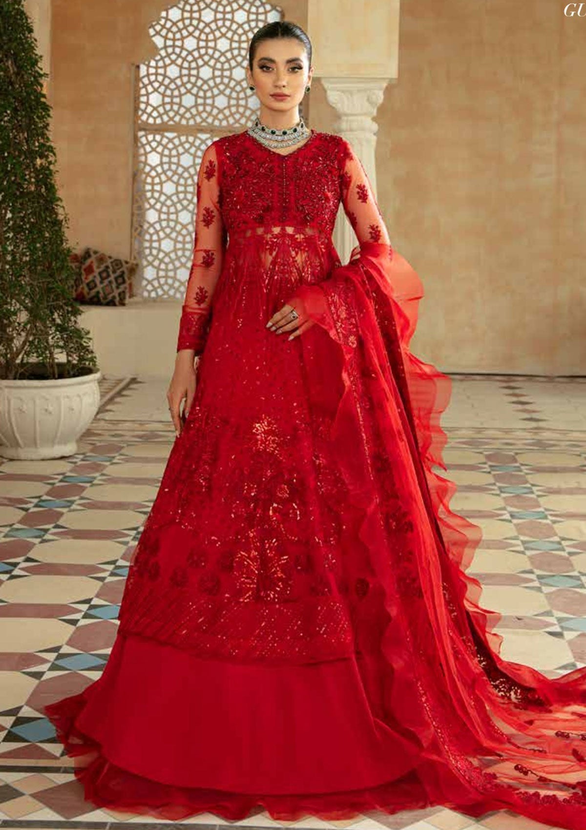 Formal Dress - Maryam Hussain - Marwa - Festive - GULAAB available at Saleem Fabrics Traditions