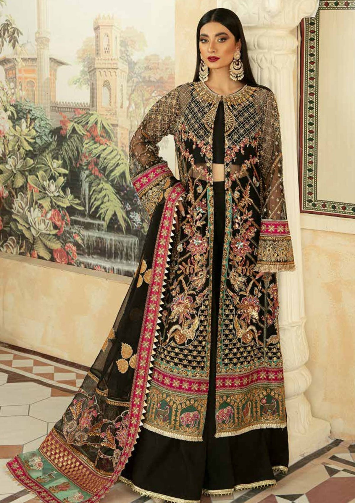Formal Dress - Maryam Hussain - Marwa - Festive - KAIYNAT available at Saleem Fabrics Traditions