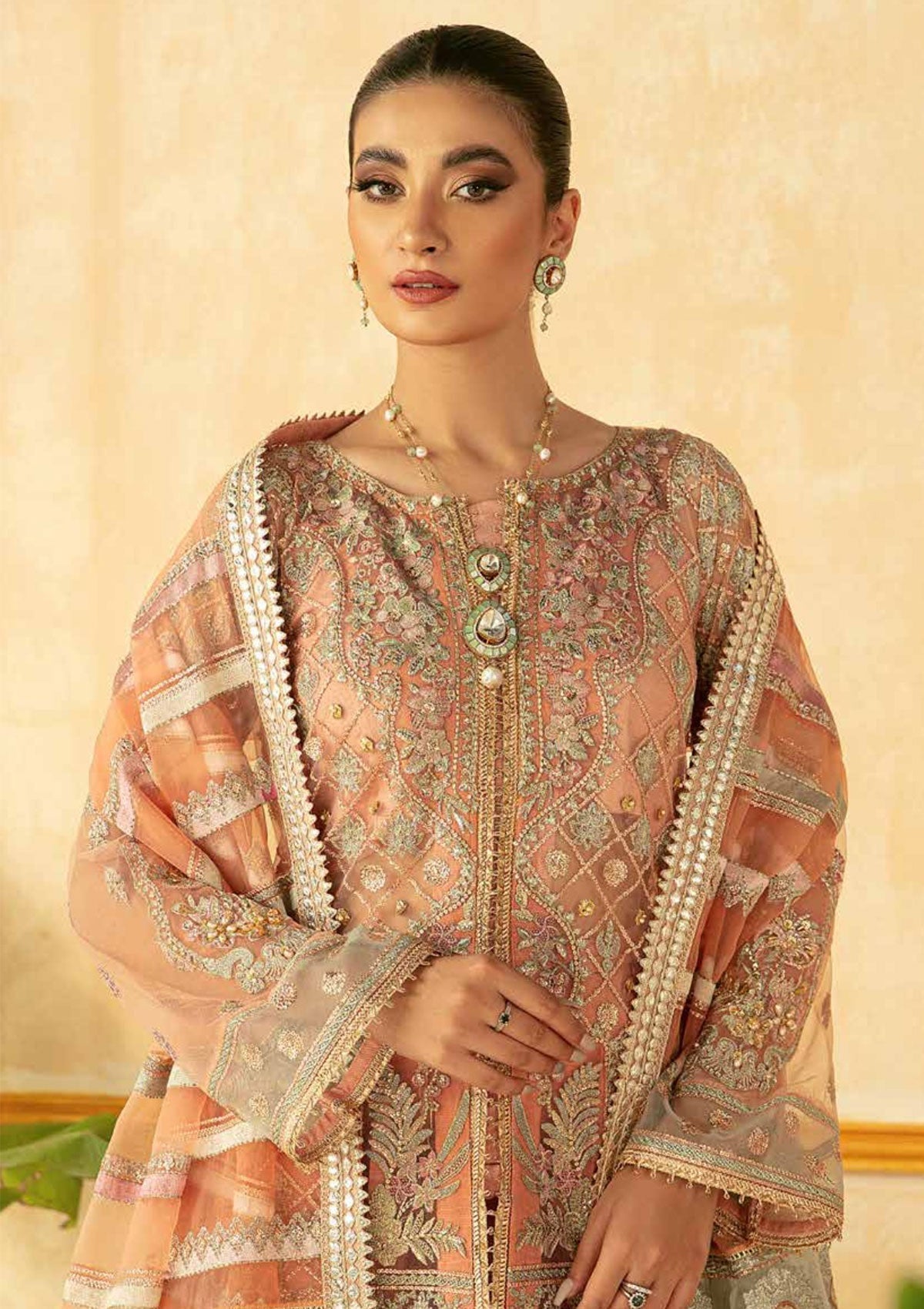 Formal Dress - Maryam Hussain - Marwa - Festive - MEHAK available at Saleem Fabrics Traditions