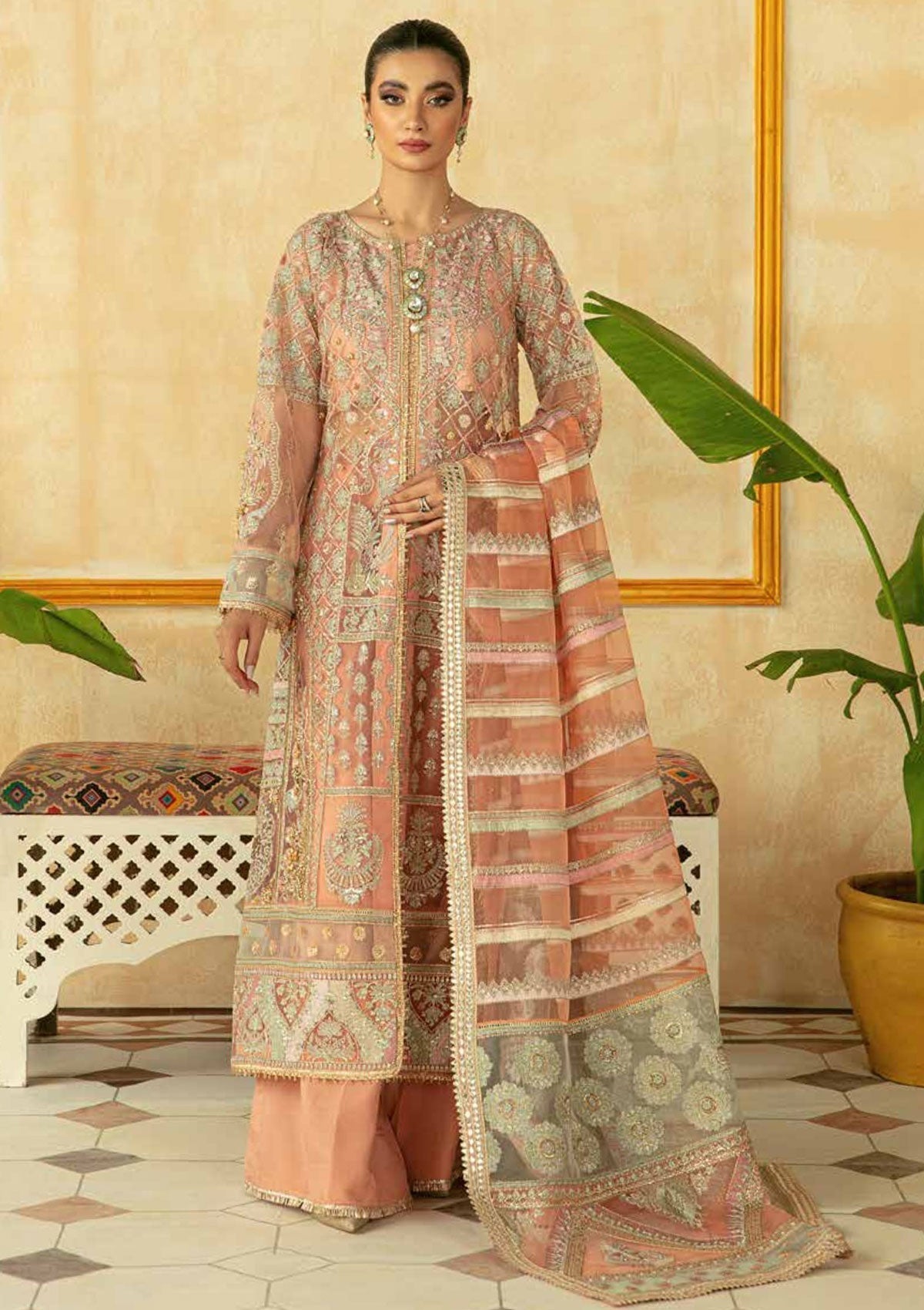 Formal Dress - Maryam Hussain - Marwa - Festive - MEHAK available at Saleem Fabrics Traditions