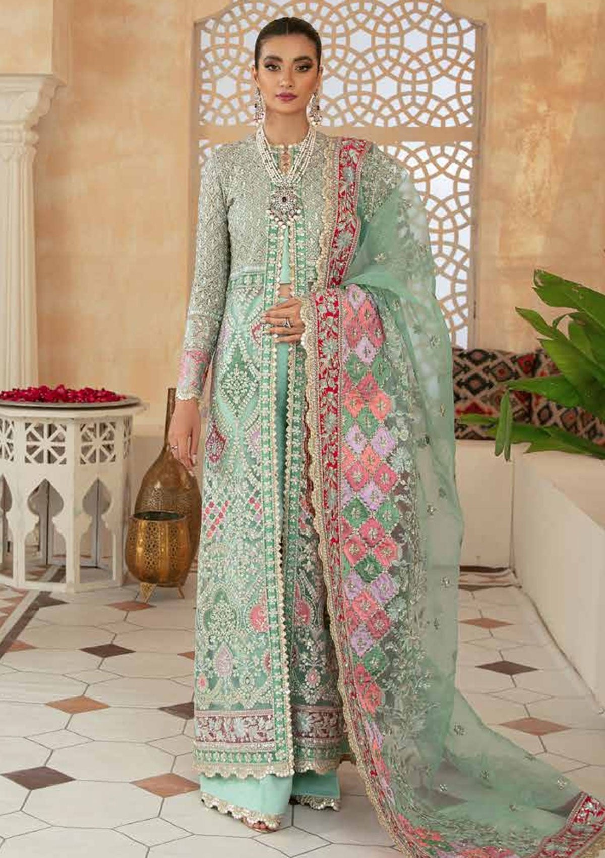 Formal Dress - Maryam Hussain - Marwa - Festive - MEHR available at Saleem Fabrics Traditions