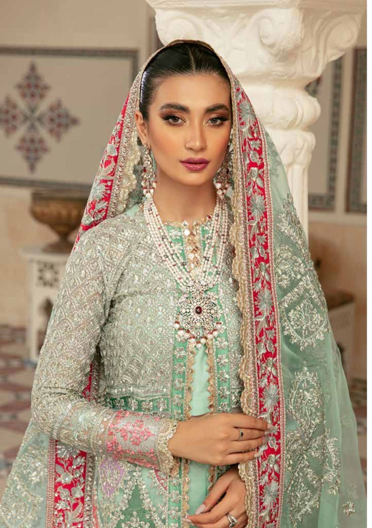 Formal Dress - Maryam Hussain - Marwa - Festive - MEHR available at Saleem Fabrics Traditions