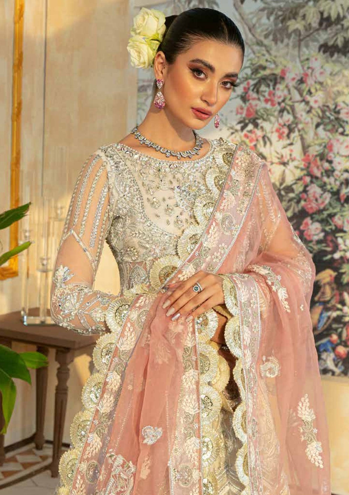 Formal Dress - Maryam Hussain - Marwa - Festive - NOORBANO available at Saleem Fabrics Traditions