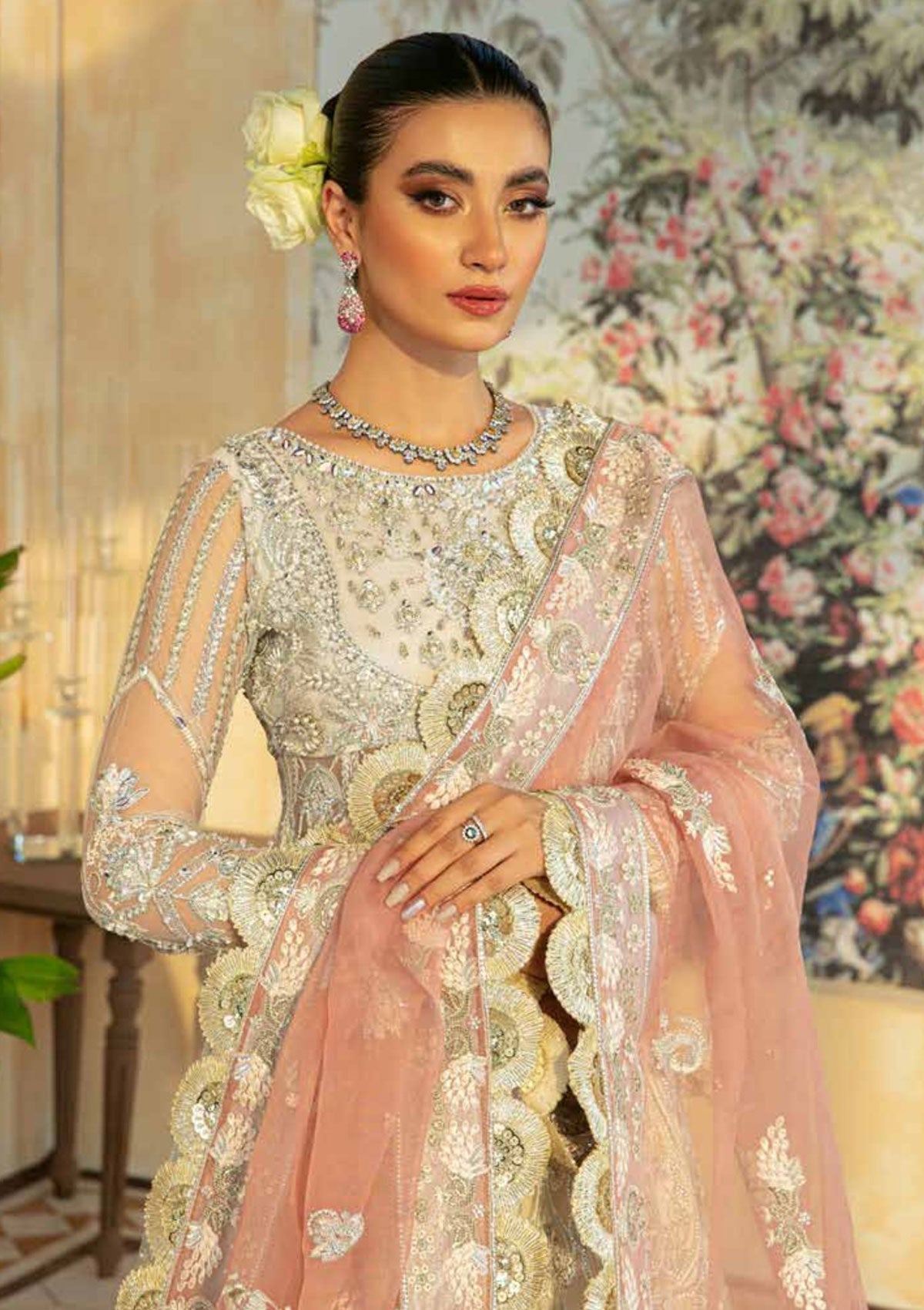 Formal Dress - Maryam Hussain - Marwa - Festive - NOORBANO available at Saleem Fabrics Traditions