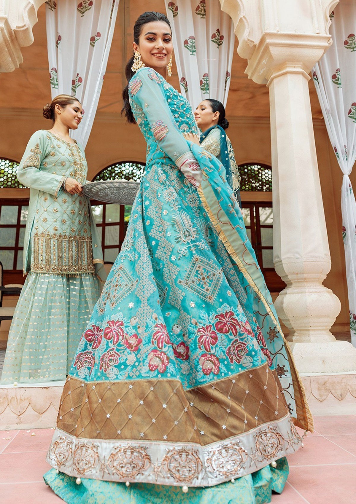 Formal Dress - Mirha - Anchal - Festive - MEHRU available at Saleem Fabrics Traditions