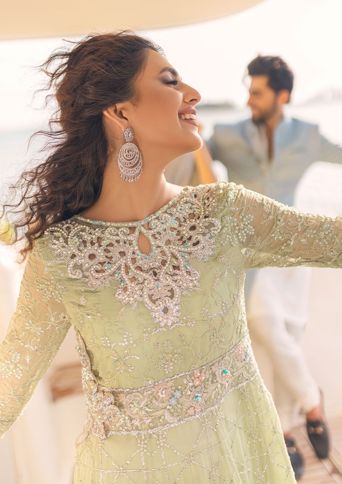 Formal Dress - Mushq - Monsoon Wedding - MSQ#3 available at Saleem Fabrics Traditions