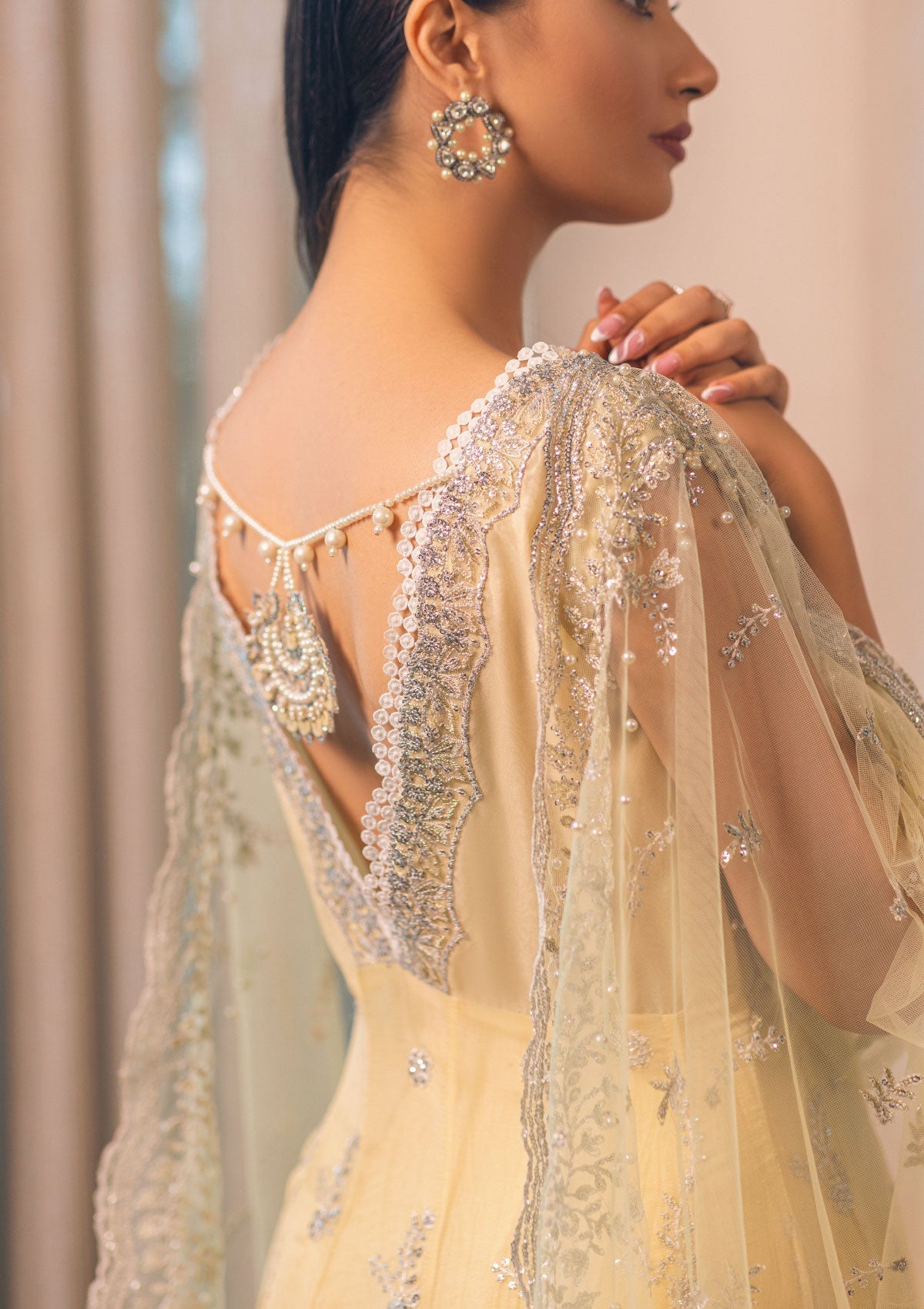 Formal Dress - Mushq - Monsoon Wedding - MSQ#7 available at Saleem Fabrics Traditions