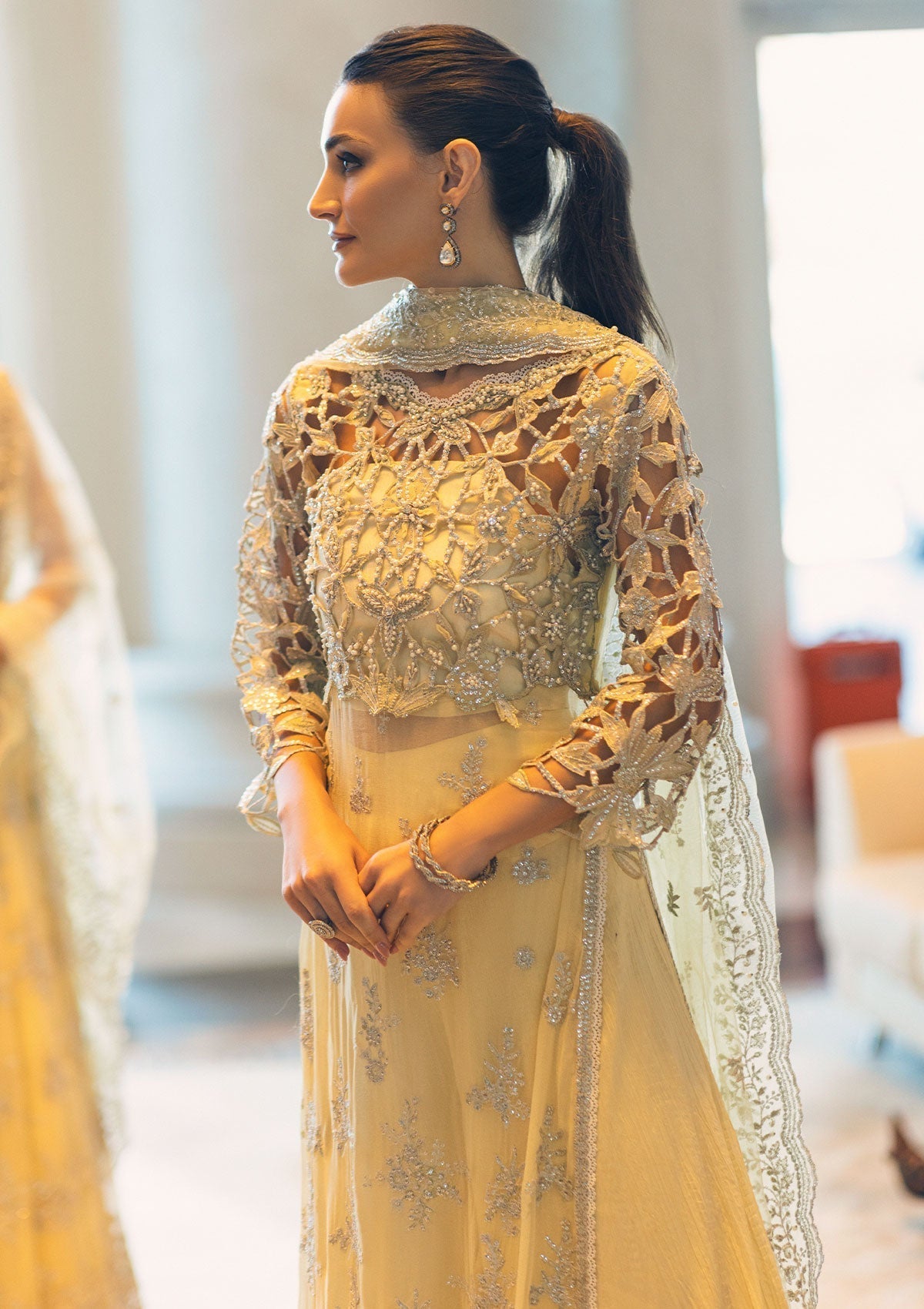 Formal Dress - Mushq - Monsoon Wedding - MSQ#7 available at Saleem Fabrics Traditions