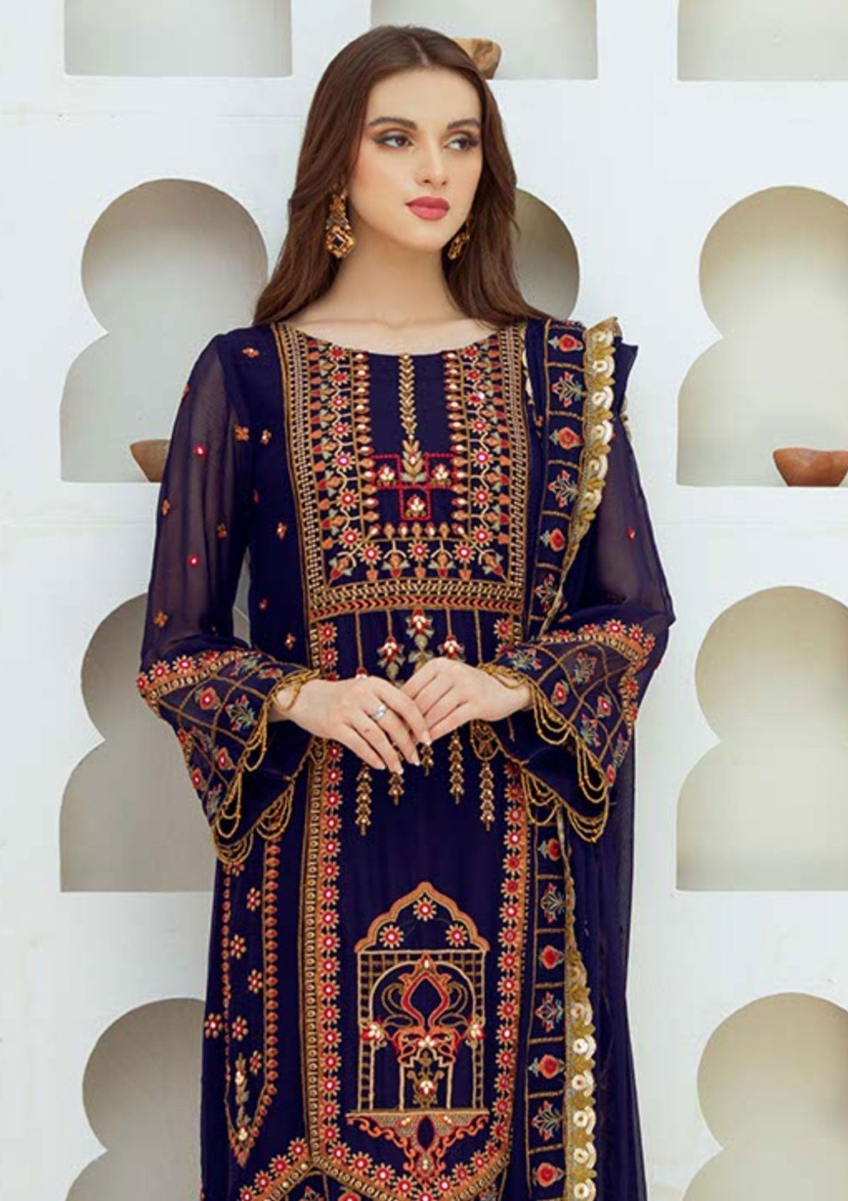 Formal Dress - Noorma kaamal - Noor Jahan - NKC#01 available at Saleem Fabrics Traditions