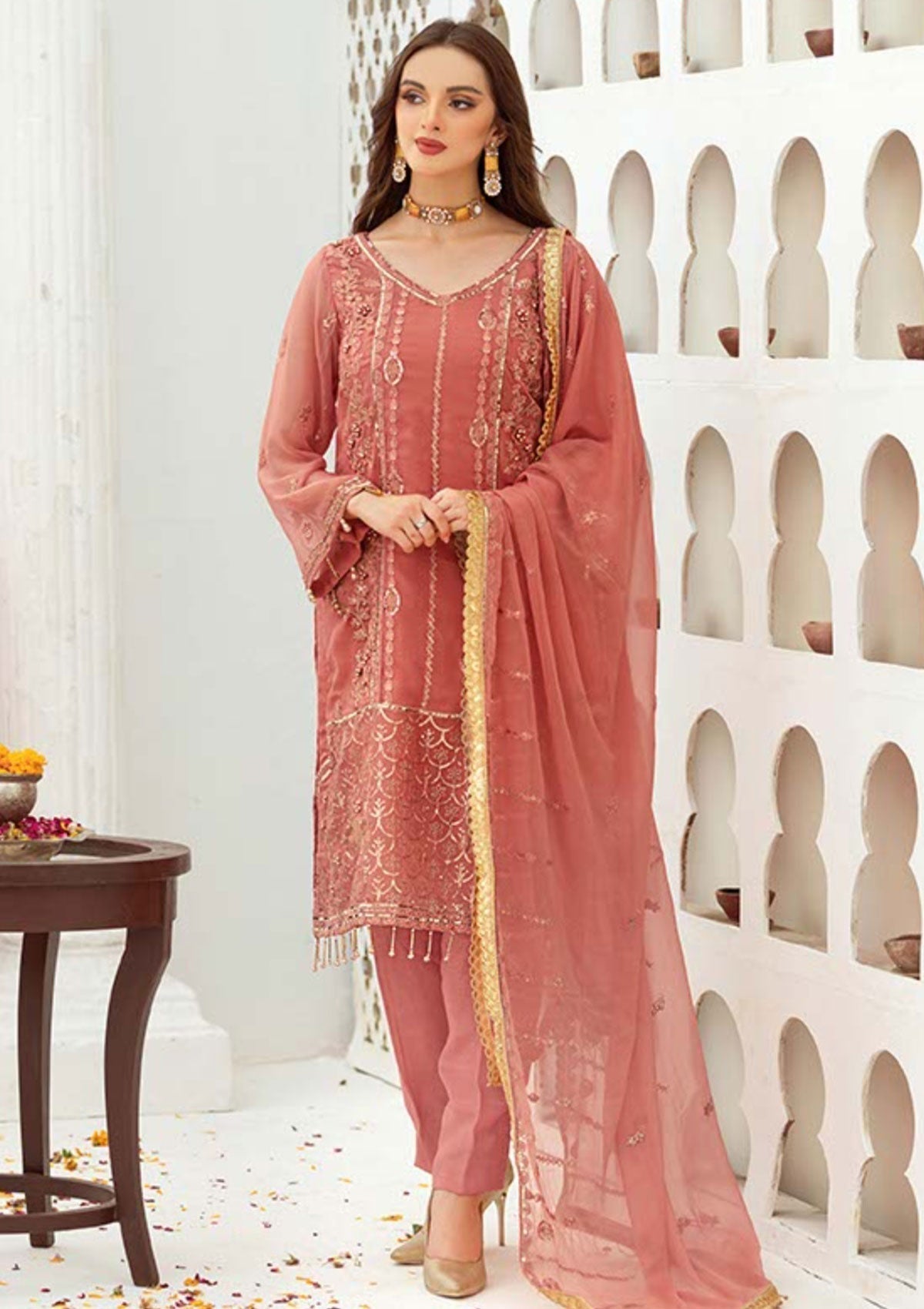 Formal Dress - Noorma kaamal - Noor Jahan - NKC#09 available at Saleem Fabrics Traditions