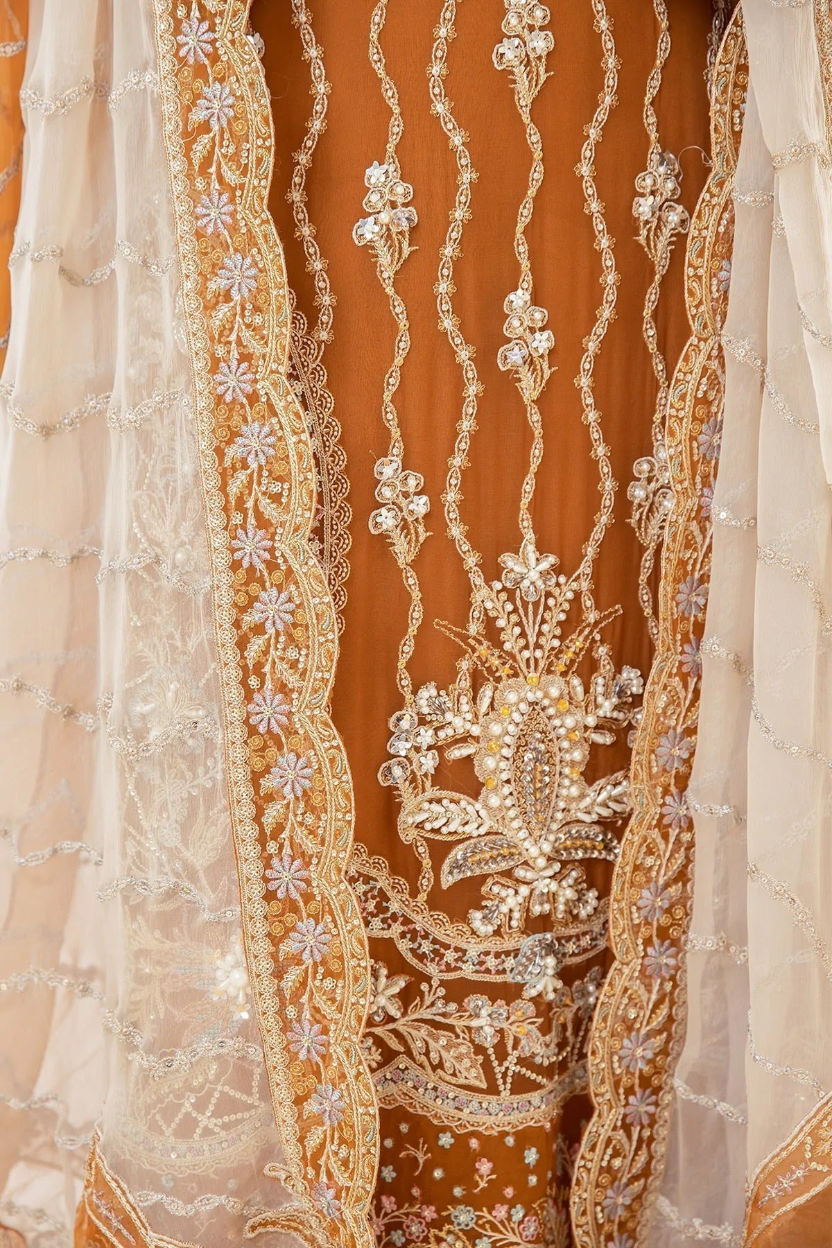 Formal Dress - Nureh - Elanora - Luxury Chiffon - NEL#11 available at Saleem Fabrics Traditions