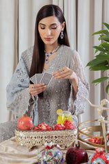 Formal Dress - Nureh - Elanora - Luxury Chiffon - NEL#9 available at Saleem Fabrics Traditions