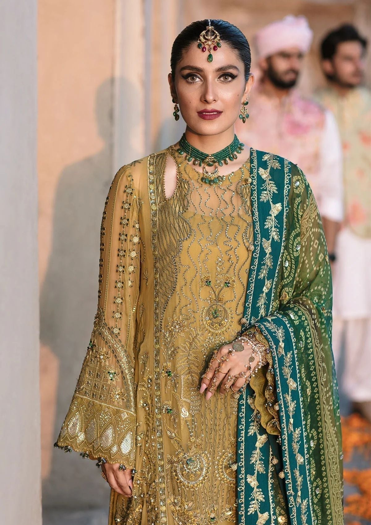 Formal Dress - Nureh - Jhoomro - Luxury - NL#33 available at Saleem Fabrics Traditions