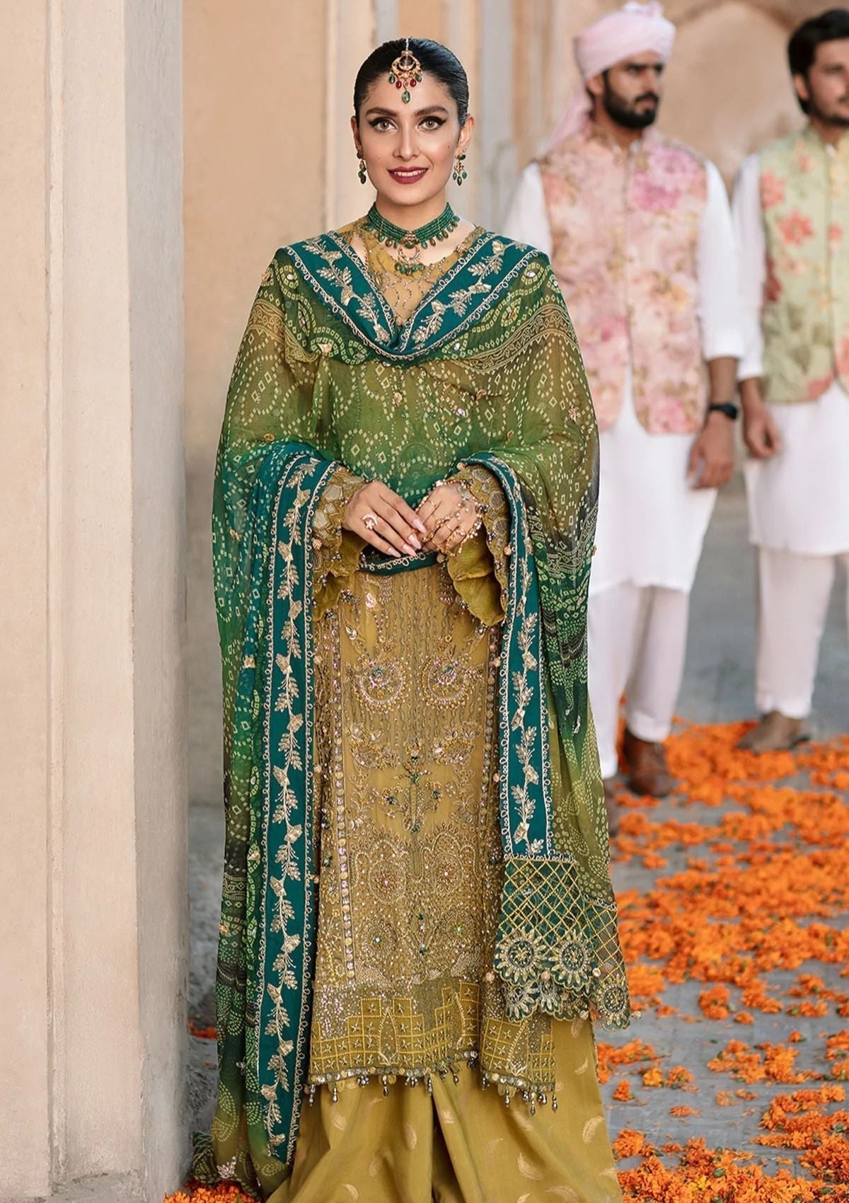 Formal Dress - Nureh - Jhoomro - Luxury - NL#33 available at Saleem Fabrics Traditions