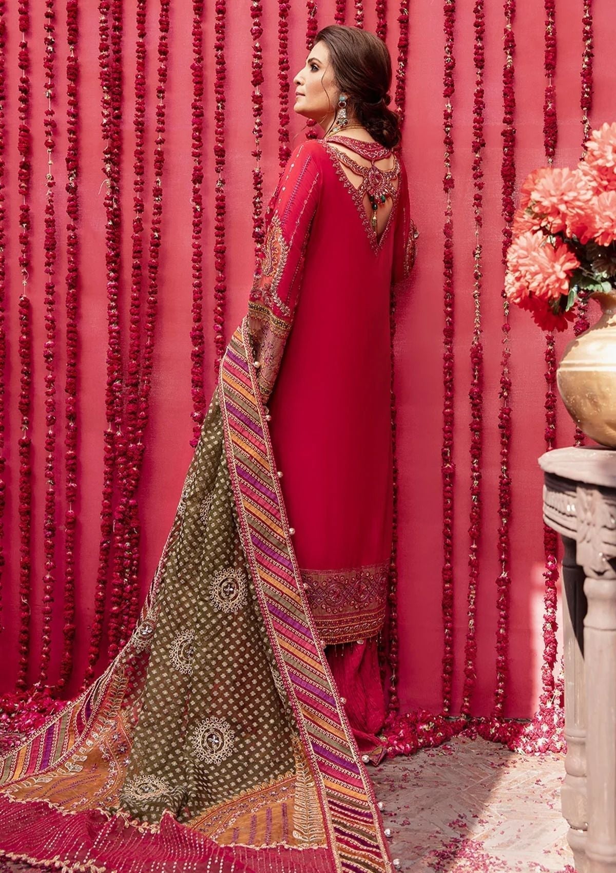 Formal Dress - Nureh - Jhoomro - Luxury - NL#34 available at Saleem Fabrics Traditions