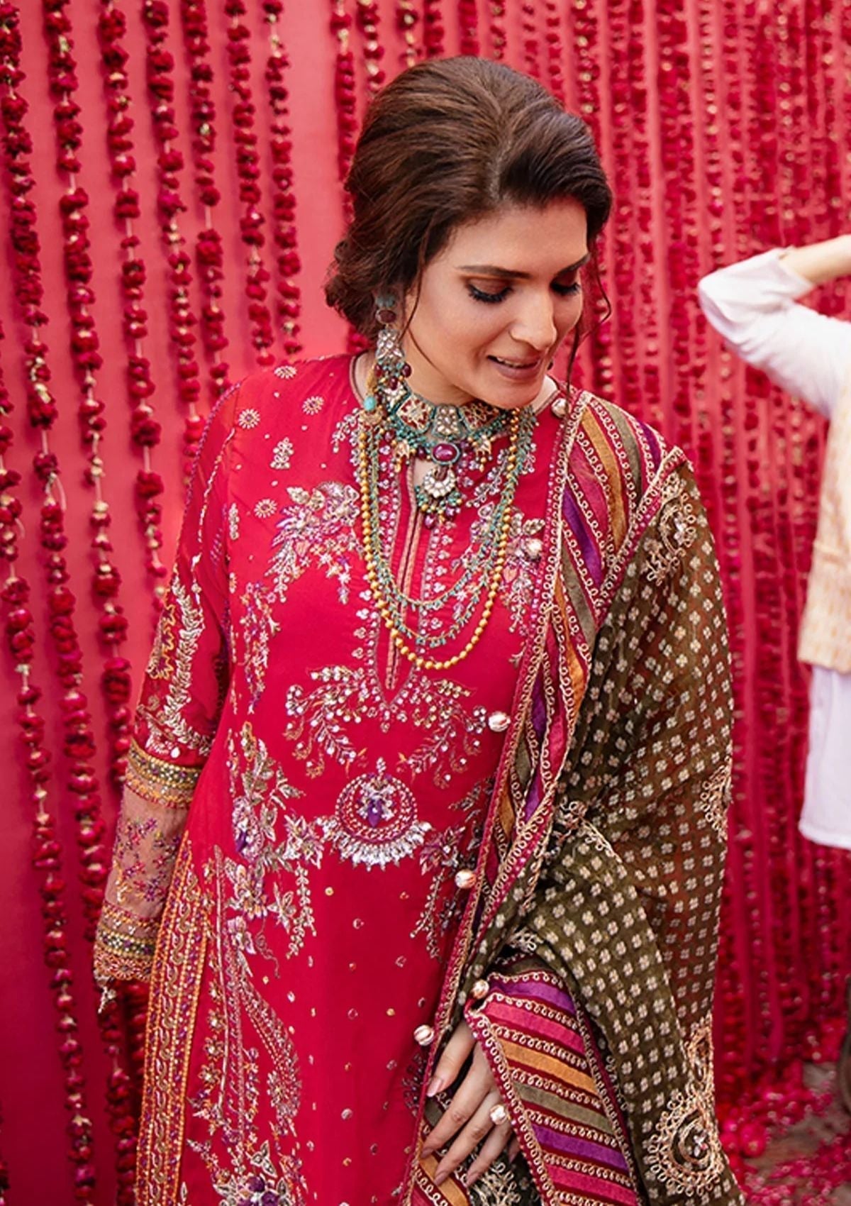 Formal Dress - Nureh - Jhoomro - Luxury - NL#34 available at Saleem Fabrics Traditions