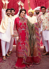 Formal Dress - Nureh - Jhoomro - Luxury - NL#34 available at Saleem Fabrics Traditions