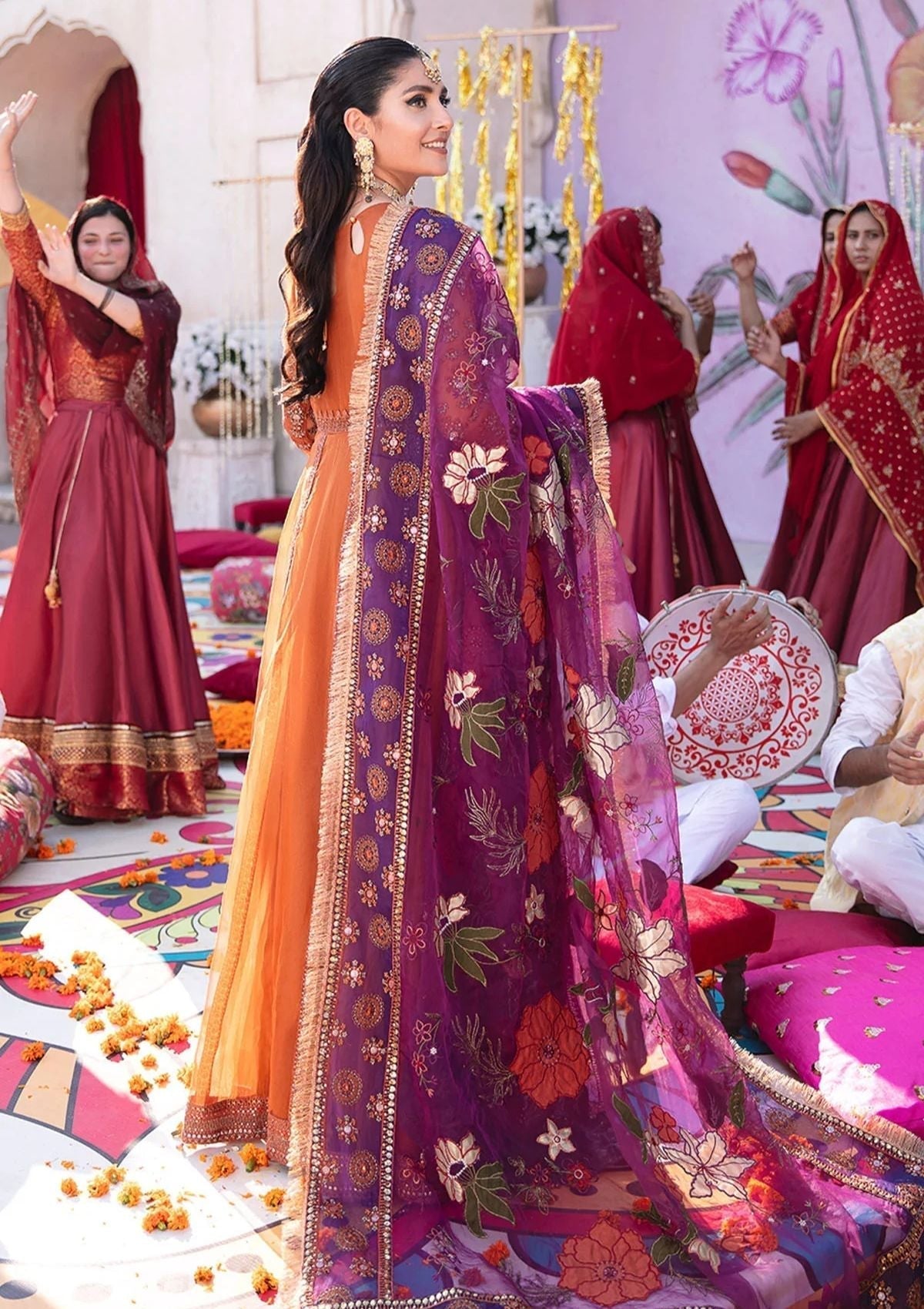 Formal Dress - Nureh - Jhoomro - Luxury - NL#36 available at Saleem Fabrics Traditions