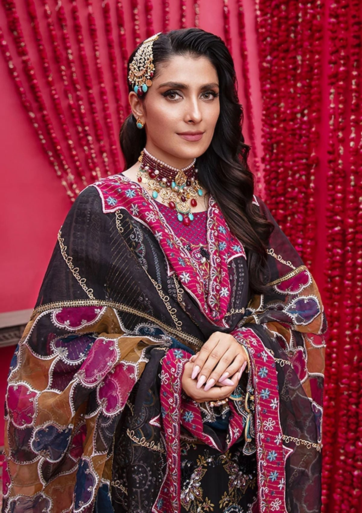 Formal Dress - Nureh - Jhoomro - Luxury - NL#41 available at Saleem Fabrics Traditions