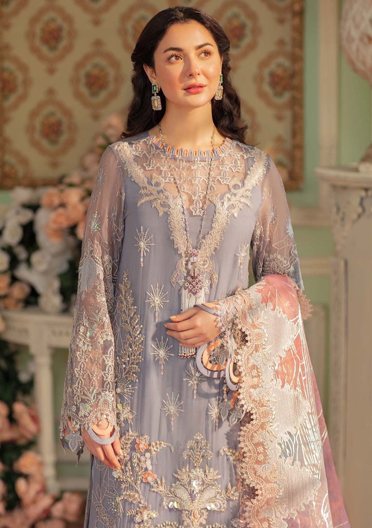 Formal Dress - Nureh - Luxury - AYLIN - NL#26 available at Saleem Fabrics Traditions