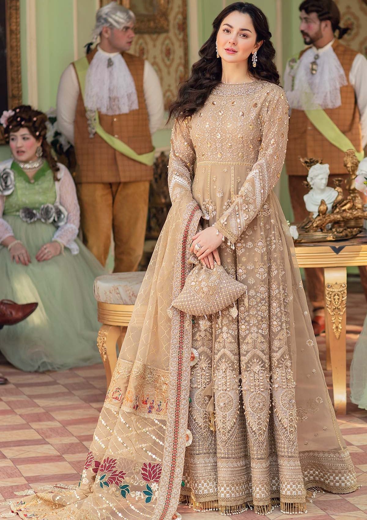 Formal Dress - Nureh - Luxury - CINDERALLA - NL#28 available at Saleem Fabrics Traditions