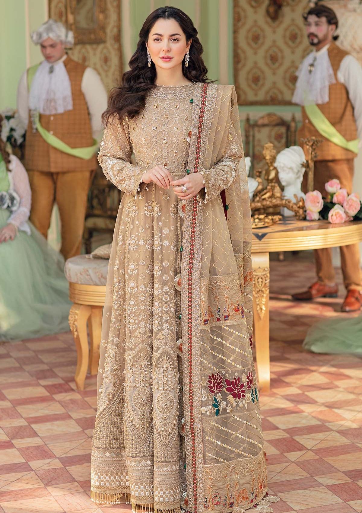 Formal Dress - Nureh - Luxury - CINDERALLA - NL#28 available at Saleem Fabrics Traditions