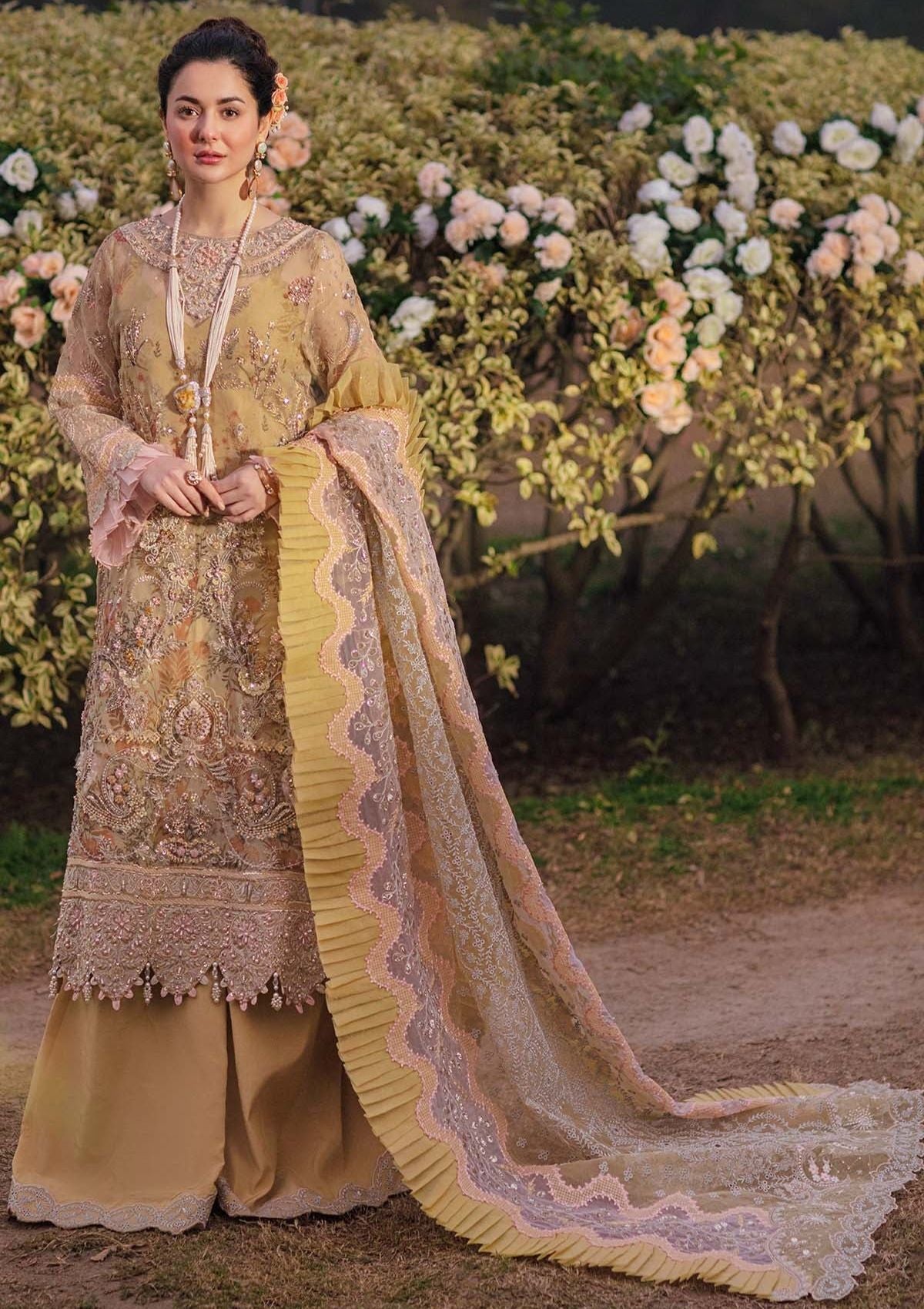 Formal Dress - Nureh - Luxury - ELSA - NL#31 available at Saleem Fabrics Traditions