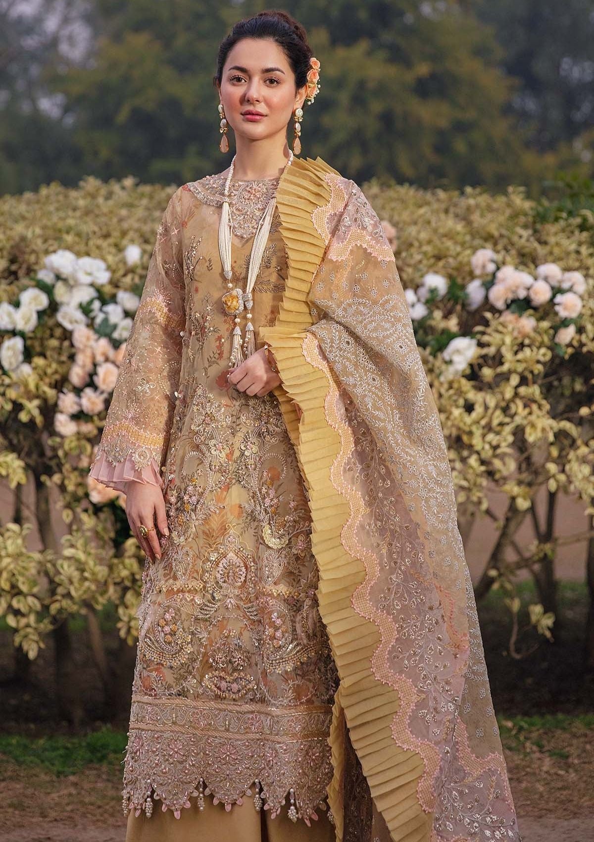 Formal Dress - Nureh - Luxury - ELSA - NL#31 available at Saleem Fabrics Traditions