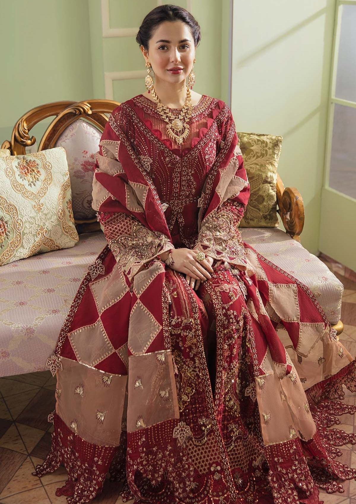 Formal Dress - Nureh - Luxury - KOH-I-NOOR - NL#27 available at Saleem Fabrics Traditions