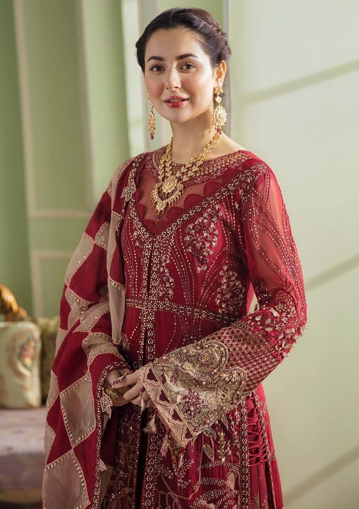 Formal Dress - Nureh - Luxury - KOH-I-NOOR - NL#27 available at Saleem Fabrics Traditions