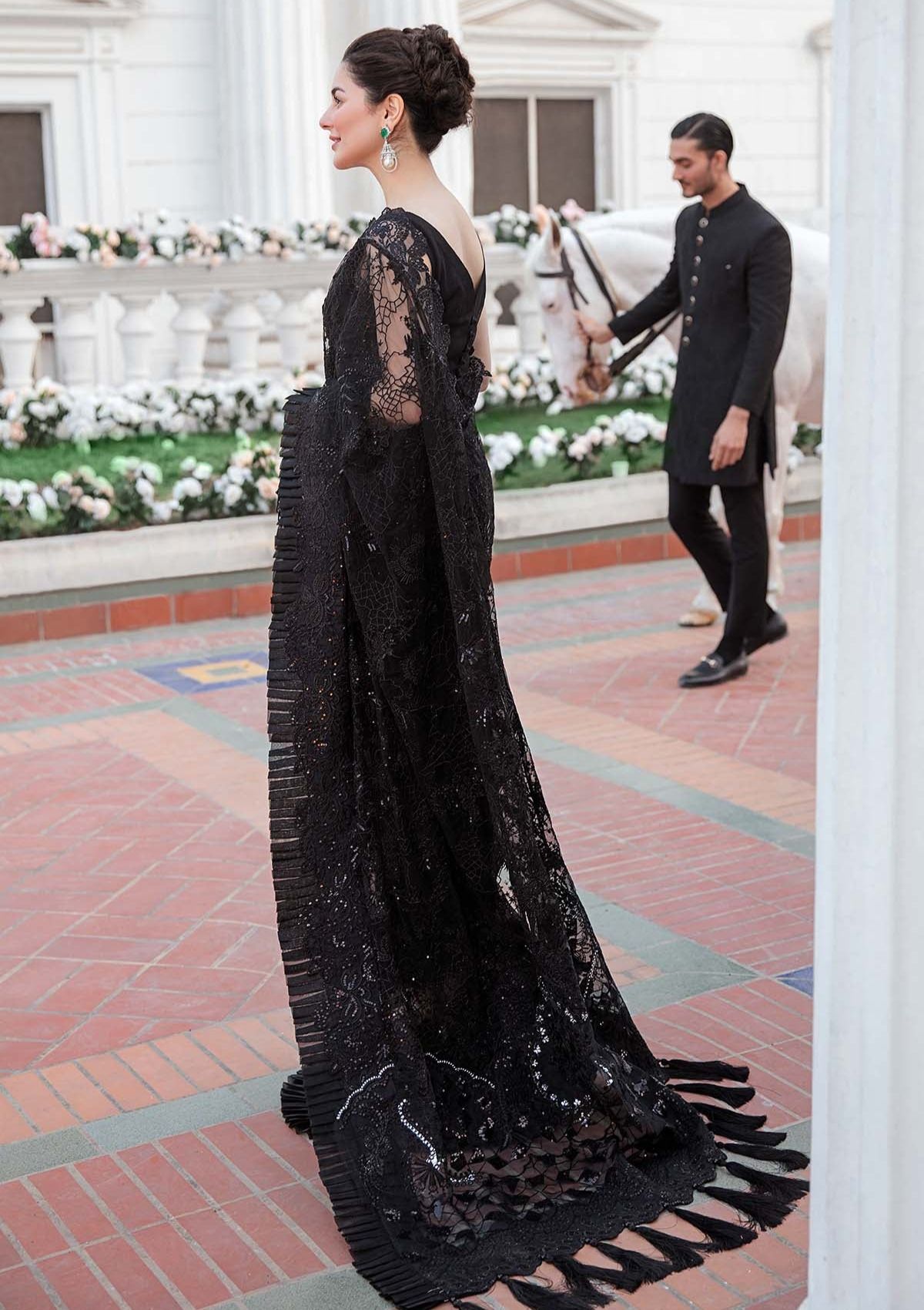 Formal Dress - Nureh - Luxury - SOLITAIRE - NL#32 available at Saleem Fabrics Traditions